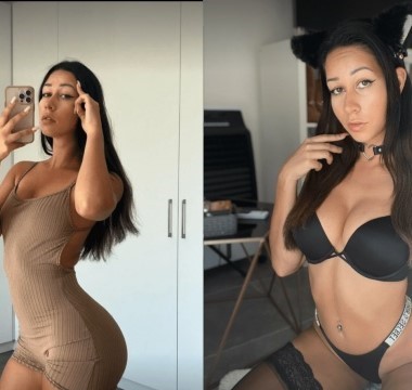 Lia Fox trägt zwei heiße Outfits